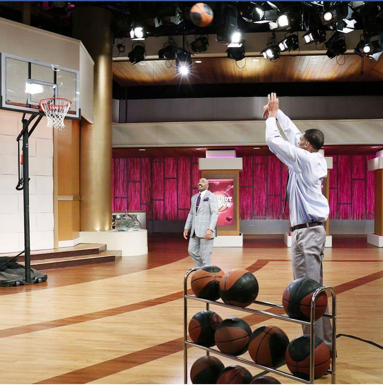 Donnavan Kirk visit Steve Harvey Show