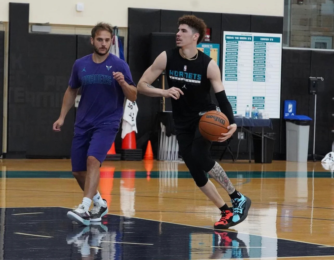 Nick Friedman traiing Lamelo Ball, Star NBA Player
